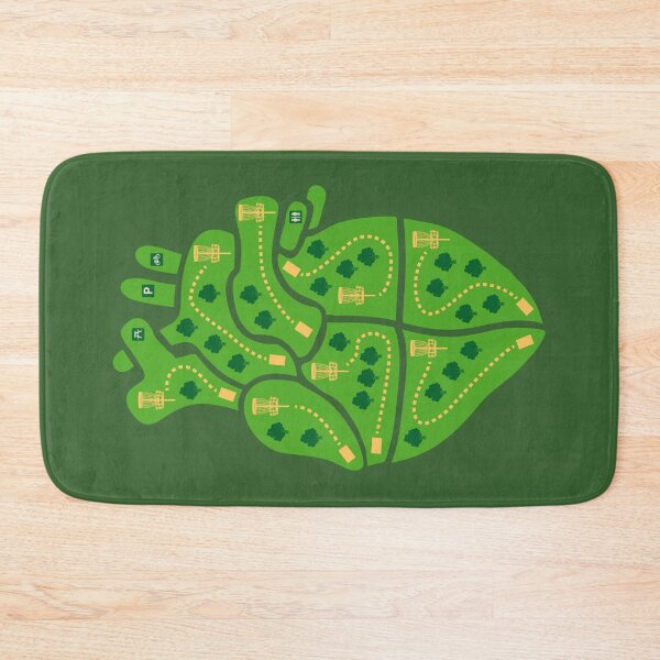 Item preview, Disc Golf Course Map Anatomical Heart Funny Halloween designed and sold by GrandeDuc.