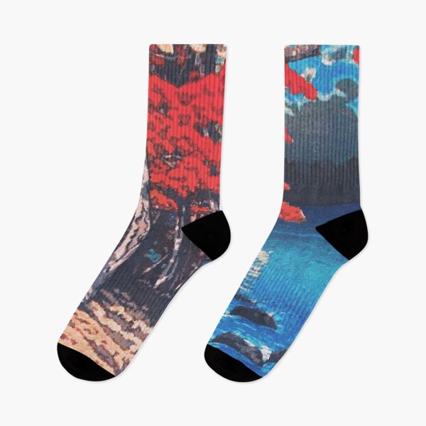 Item preview, Red Forests of Yilunn - Nature Landscape designed and sold by Kijiermono.