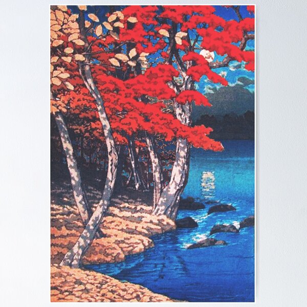 Item preview, Red Forests of Yilunn - Nature Landscape designed and sold by Kijiermono.