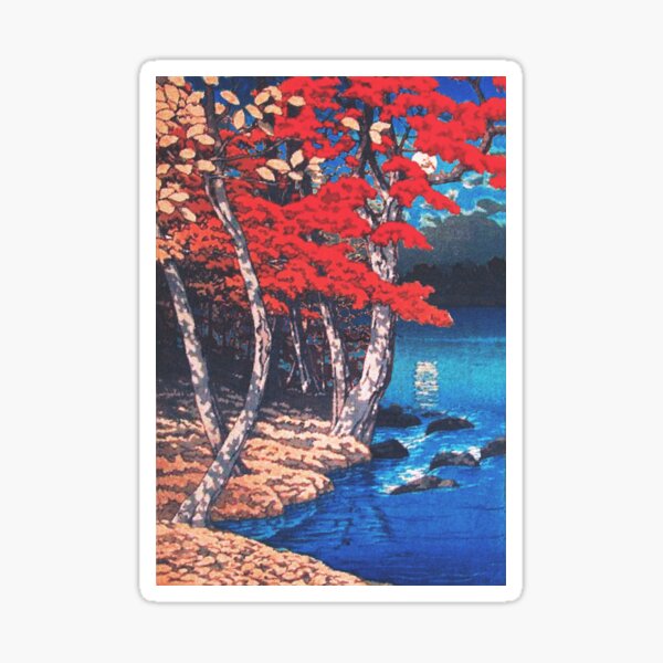 Item preview, Red Forests of Yilunn - Nature Landscape designed and sold by Kijiermono.