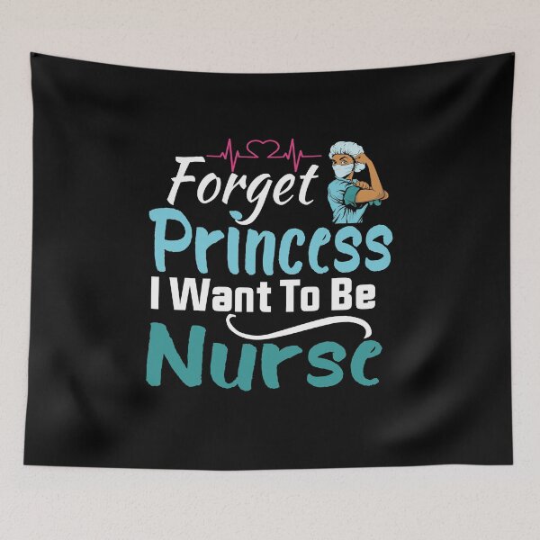 Artikelvorschau, Tag der Krankenschwester Medizinische kleine Mädchen Prinzessin Future Nurse entworfen und verkauft von Mac Store.