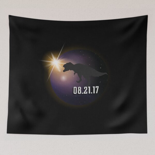 Item preview, Funny T Rex Dinosaur total solar eclipse 2017  designed and sold by miracletee.