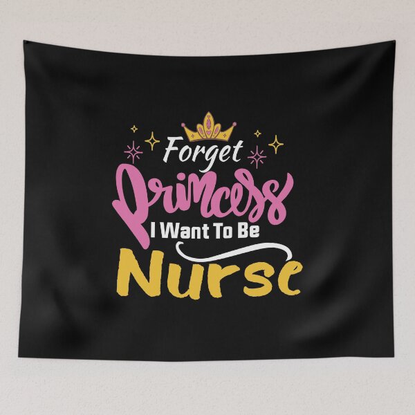 Artikelvorschau, Tag der Krankenschwester Medizinische kleine Mädchen Prinzessin Future Nurse entworfen und verkauft von Mac Store.