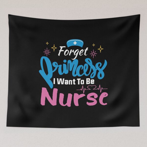 Artikelvorschau, Tag der Krankenschwester Medizinische kleine Mädchen Prinzessin Future Nurse entworfen und verkauft von Mac Store.