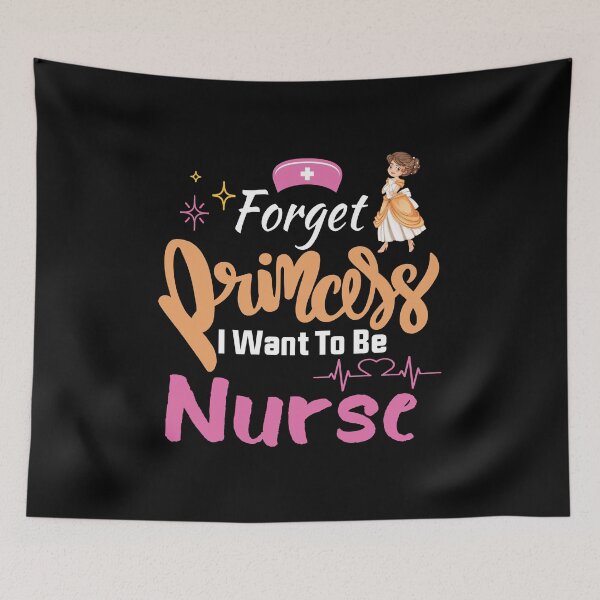 Artikelvorschau, Tag der Krankenschwester Medizinische kleine Mädchen Prinzessin Future Nurse entworfen und verkauft von Mac Store.