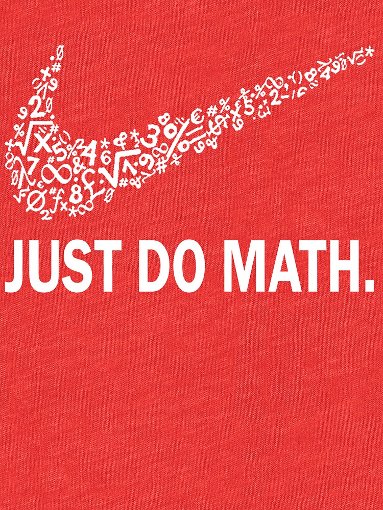 just do math shirt