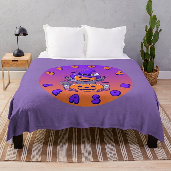 Item preview, SPOOKY SEASON Scarecrow Orange Purple designed and sold by everything4eva.