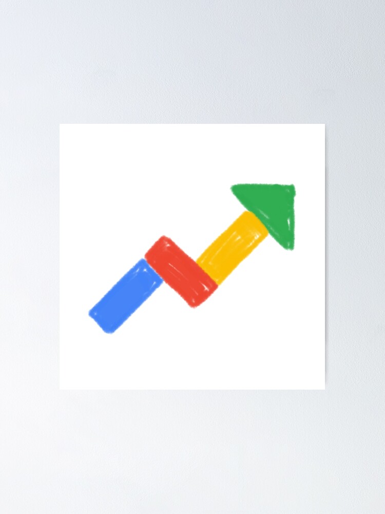 Google Trends Pencil Drawing logo white background