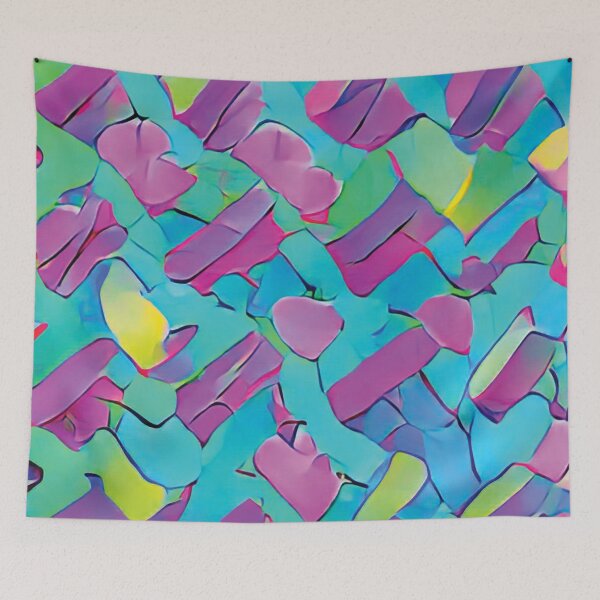 Item preview, Vibrant Life Abstract Digital Paintings designed and sold by ThinkFun! Design.