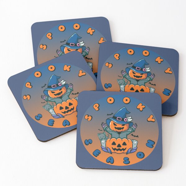 Item preview, SPOOKY SEASON Scarecrow Orange Blue designed and sold by everything4eva.