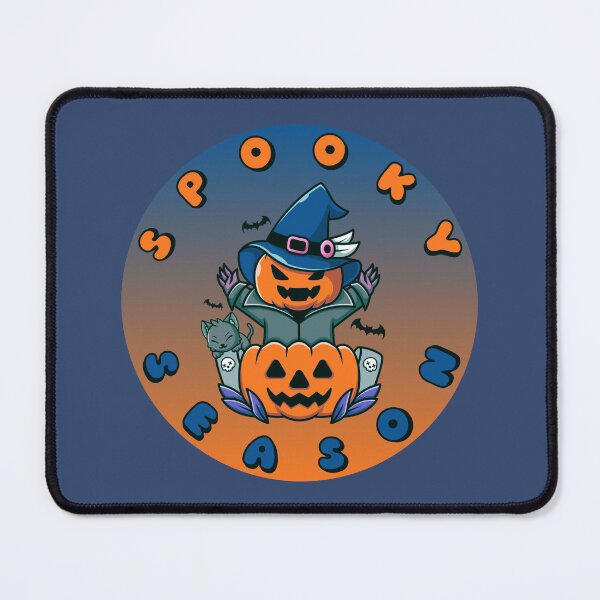 Item preview, SPOOKY SEASON Scarecrow Orange Blue designed and sold by everything4eva.