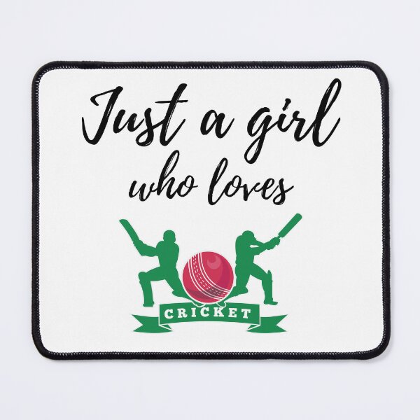 Item preview, Just A Girl Who Loves Cricket designed and sold by Cricketopia.