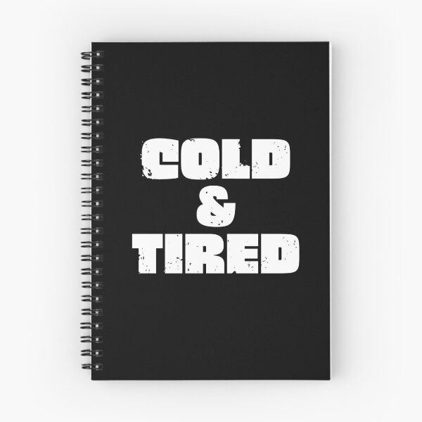 Item preview, Cold And Tired. Retro Vintage Grunge Design For Winter designed and sold by That Cheeky Tee.