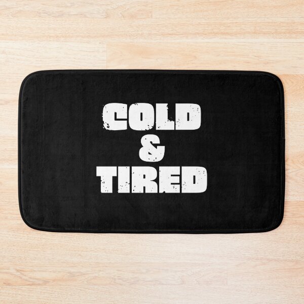 Item preview, Cold And Tired. Retro Vintage Grunge Design For Winter designed and sold by That Cheeky Tee.