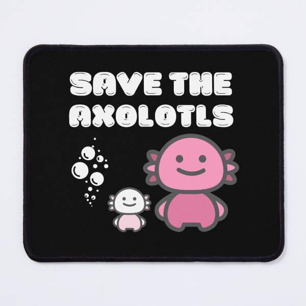 Item preview, Save the Axolotls | Cute Chibi Axolotl Fish | Best Axolotl Gift | Mexican Salamander designed and sold by KonnichiwaStore.
