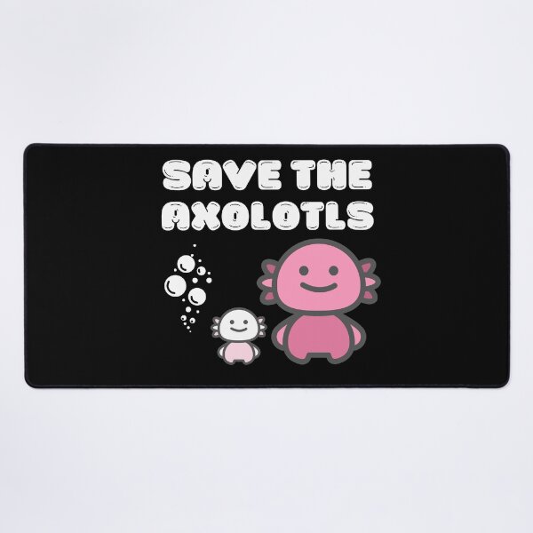 Item preview, Save the Axolotls | Cute Chibi Axolotl Fish | Best Axolotl Gift | Mexican Salamander designed and sold by KonnichiwaStore.