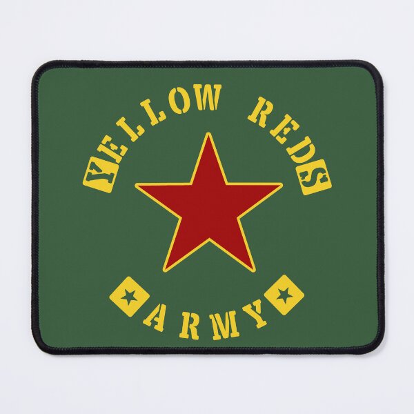 Item preview, Yellow Reds Army New - yellow - Mechelen Tshirt, sticker, hoodie designed and sold by Kakker4Life.