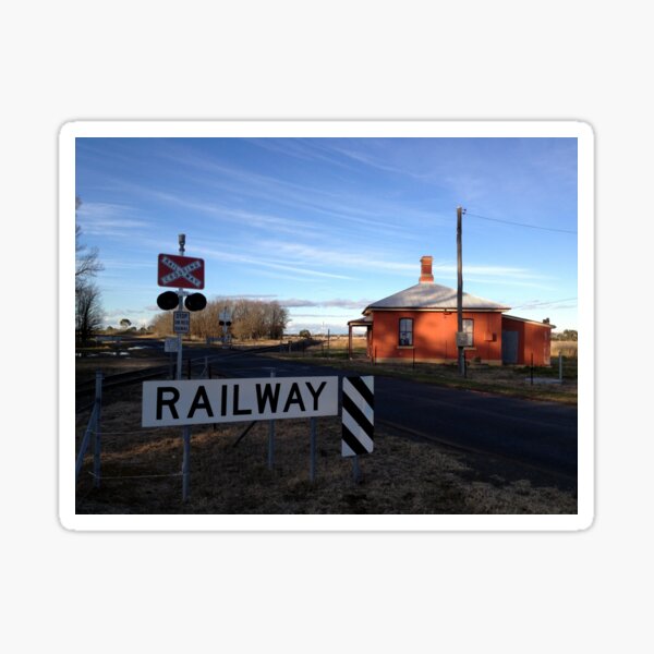 Item preview, Barleyfields Level Crossing & Gatekeeper's Cottage, Uralla designed and sold by Kitsmumma.