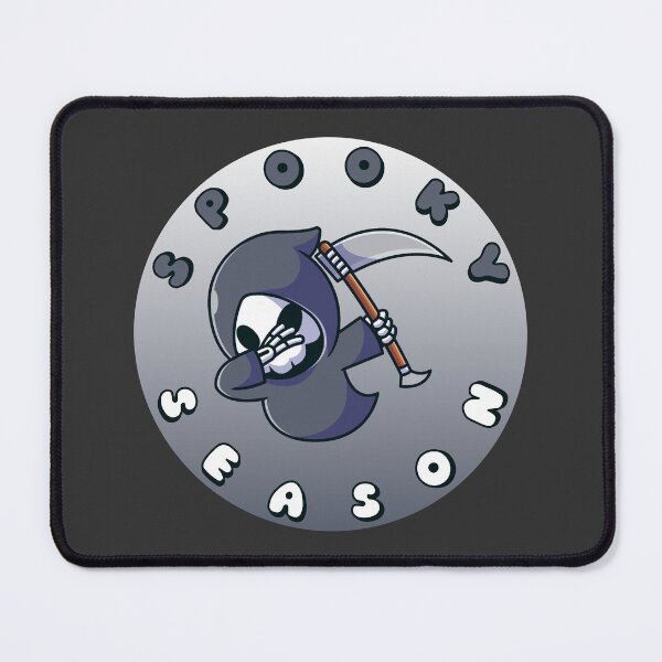 Item preview, SPOOKY SEASON Grim Reaper Grey White designed and sold by everything4eva.