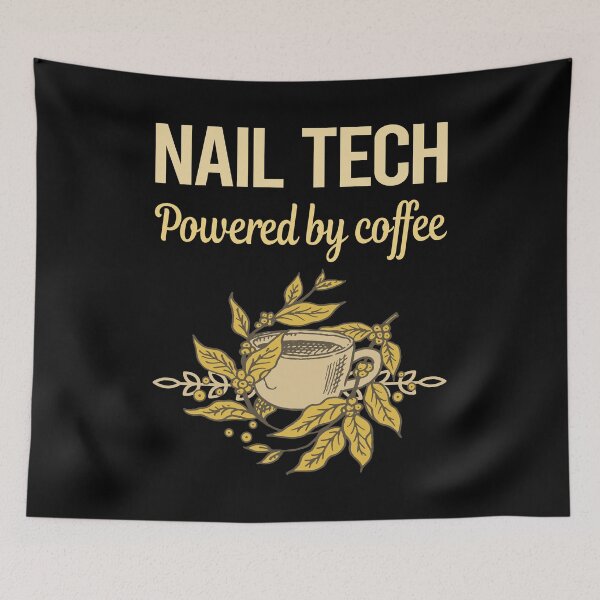 Item preview, Powered By Coffee Nail Tech designed and sold by cossinulsesj.