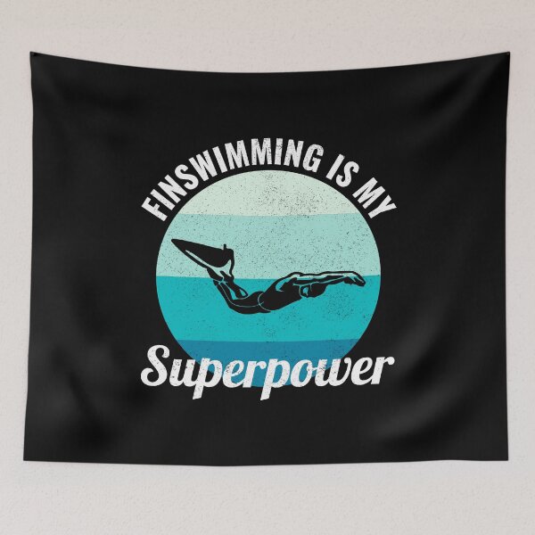 Item preview, Finswimming Swimming Swimmer Water Sport  designed and sold by CuteDesigns1.
