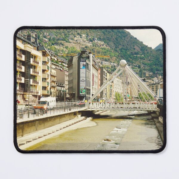 Item preview, Andorra la Vella - Bridge and cityscape designed and sold by CarolinaReina.