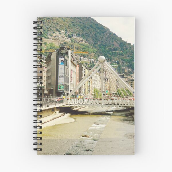 Item preview, Andorra la Vella - Bridge and cityscape designed and sold by CarolinaReina.