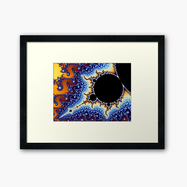 Mandelbrot Set Fractal Framed Art Print