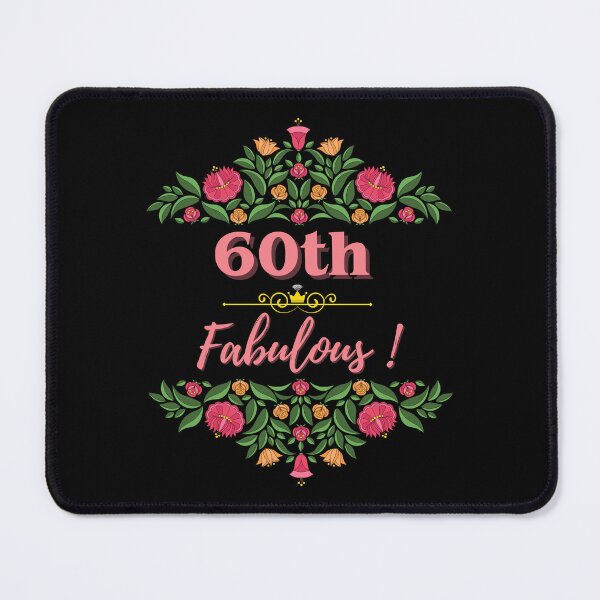 Item preview, 60th Fabulous Birthday With Sweet Design designed and sold by Pannpradit.