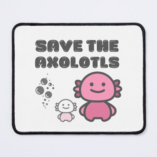 Item preview, Save the Axolotls | Cute Chibi Axolotl Fish | Best Axolotl Gift | Mexican Salamander designed and sold by KonnichiwaStore.
