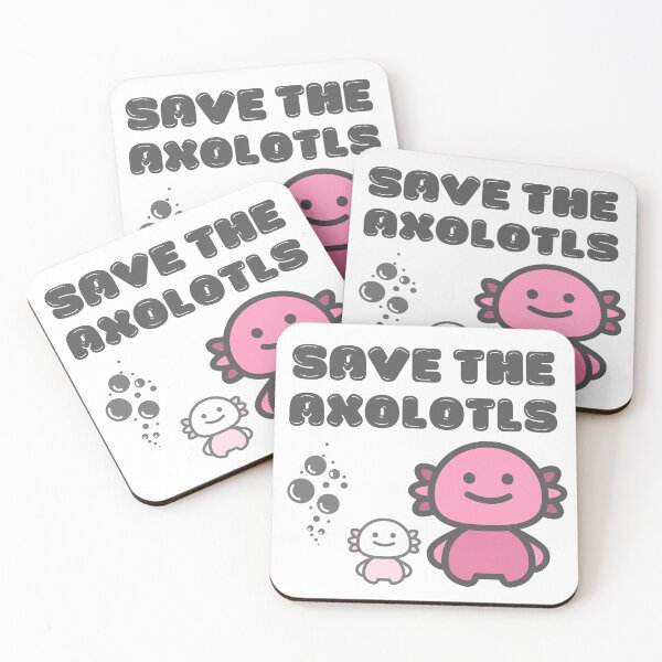 Item preview, Save the Axolotls | Cute Chibi Axolotl Fish | Best Axolotl Gift | Mexican Salamander designed and sold by KonnichiwaStore.