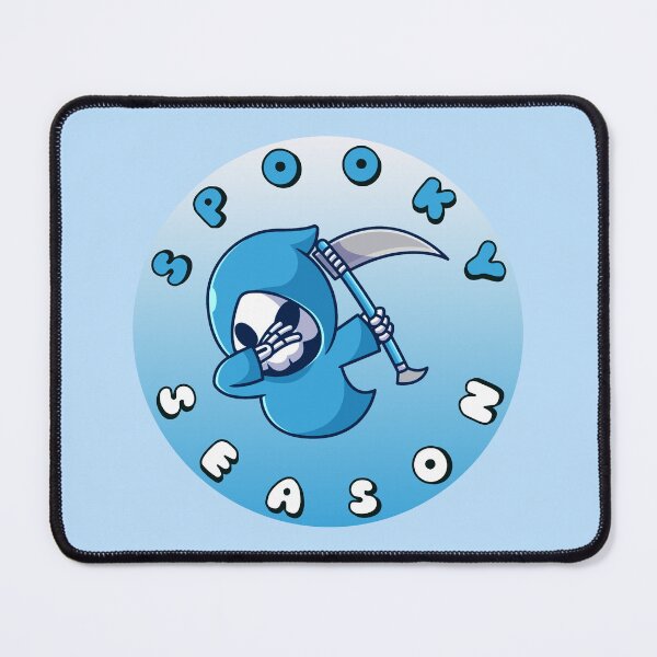 Item preview, SPOOKY SEASON Grim Reaper Blue White designed and sold by everything4eva.