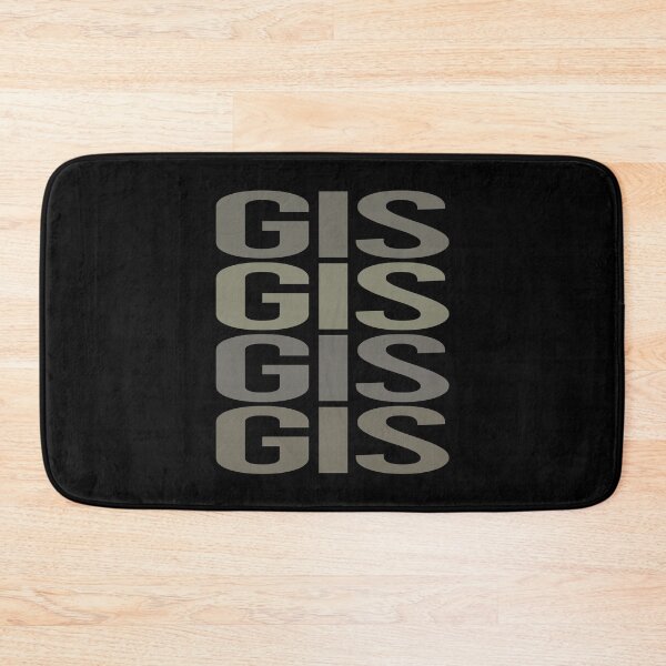 Item preview, Gray Text Art GIS designed and sold by StoreCalamity.