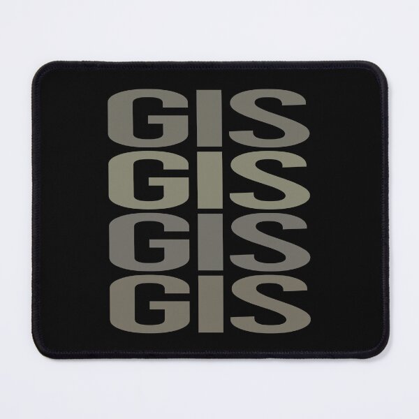 Item preview, Gray Text Art GIS designed and sold by StoreCalamity.