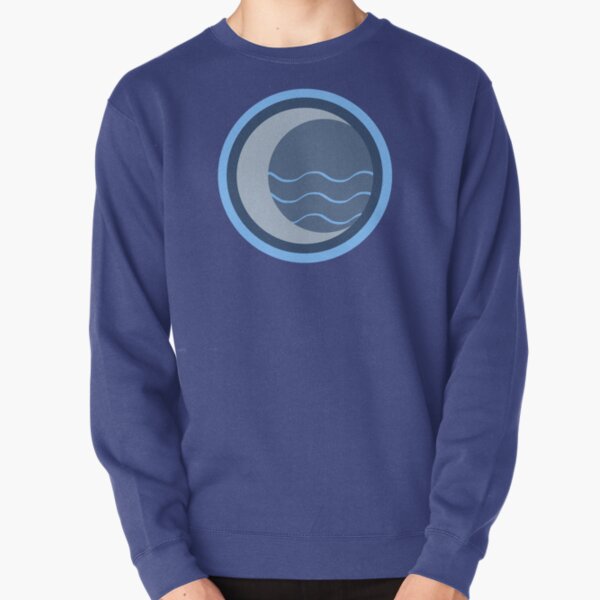 Minimalist Water Tribe Emblem Pullover Sweatshirt