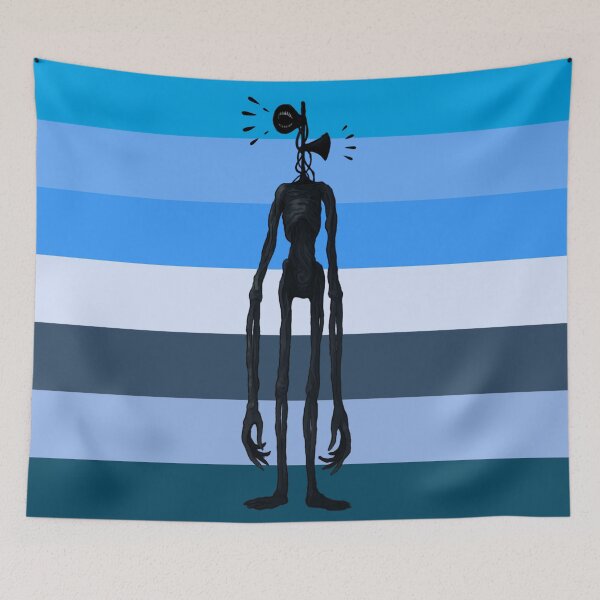 Item preview, Siren head vintage blue stripes backpack  designed and sold by Nishad4.