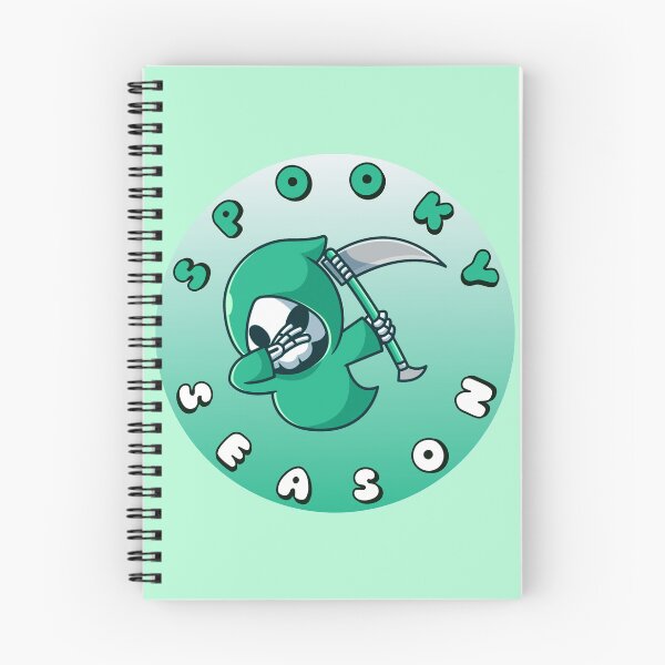 Item preview, SPOOKY SEASON Grim Reaper Turquoise White designed and sold by everything4eva.