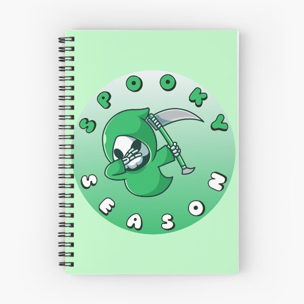 Item preview, SPOOKY SEASON Grim Reaper Green White designed and sold by everything4eva.