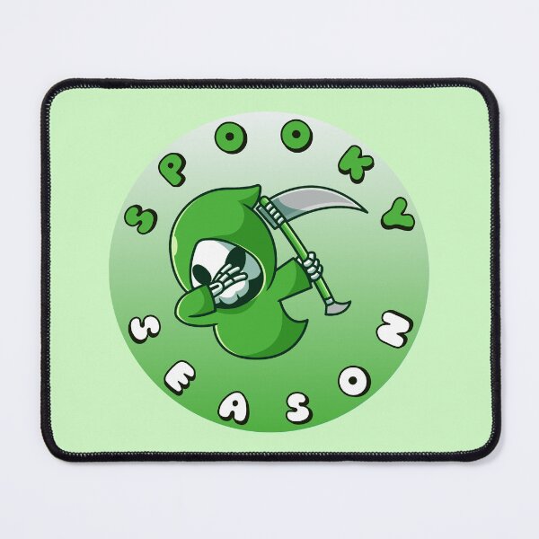 Item preview, SPOOKY SEASON Grim Reaper Green White designed and sold by everything4eva.