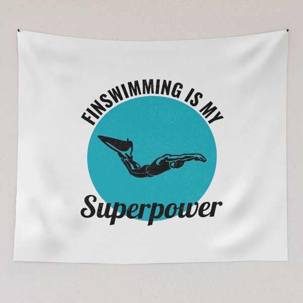 Item preview, Finswimming Swimming Swimmer Water Sport  designed and sold by CuteDesigns1.