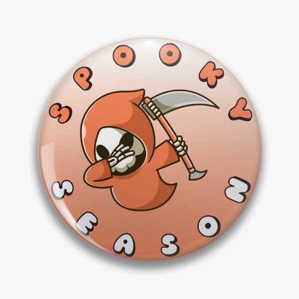 Item preview, SPOOKY SEASON Grim Reaper Orange White designed and sold by everything4eva.