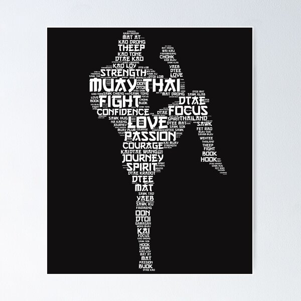 Item preview, Muay Thai Words designed and sold by Phoenix23.