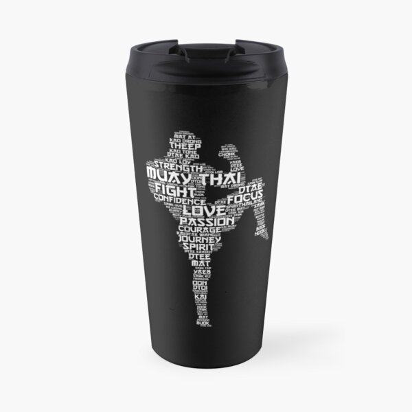 Muay Thai Words Travel Mug