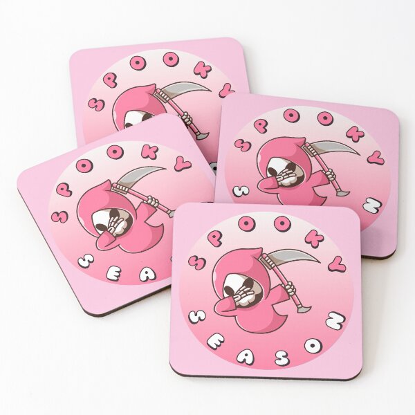 Item preview, SPOOKY SEASON Grim Reaper Pink White designed and sold by everything4eva.