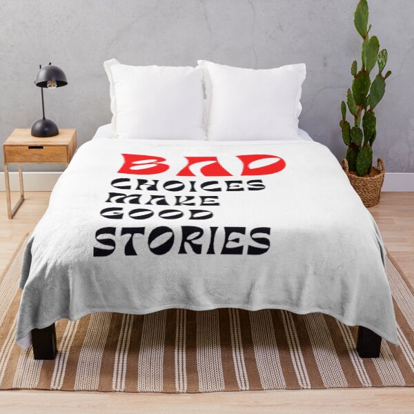 Item preview, Bad choices make good stories inspirational quotes designed and sold by Kawabijutsu21.