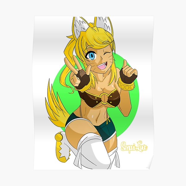 wolf girl anime posters  redbubble