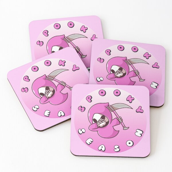 Item preview, SPOOKY SEASON Grim Reaper Pink White designed and sold by everything4eva.