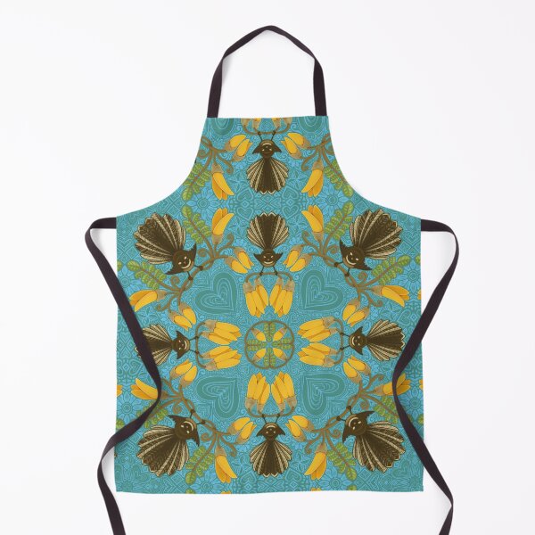 Item preview, Fantail & Kowhai - mountain spring designed and sold by AprilAppleArt.