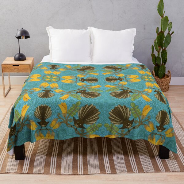 Item preview, Fantail & Kowhai - mountain spring designed and sold by AprilAppleArt.