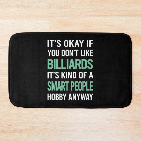 Item preview, Smart People Hobby Billiards designed and sold by RonaldEwing4782.